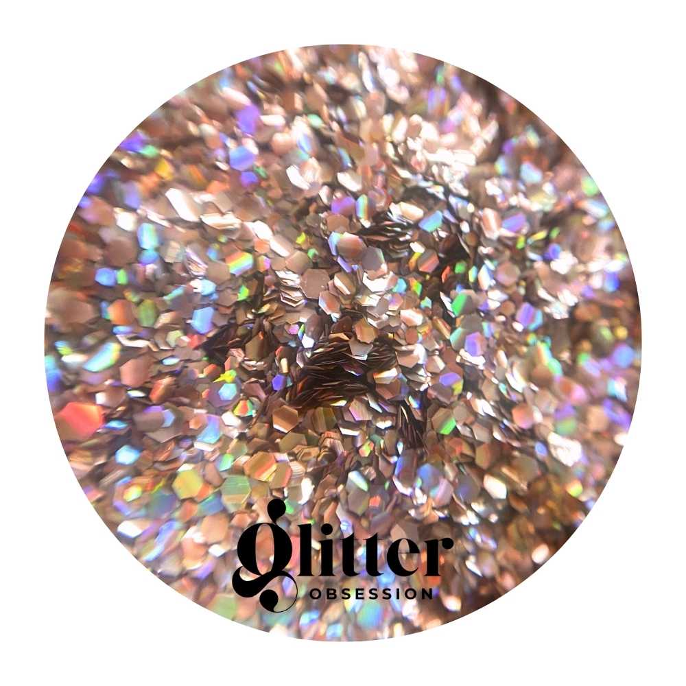 Holo Splash Mix #9909 Peach Gold