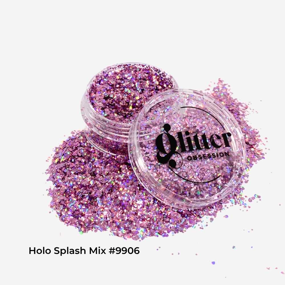 Holo Splash Mix #9906 Pink