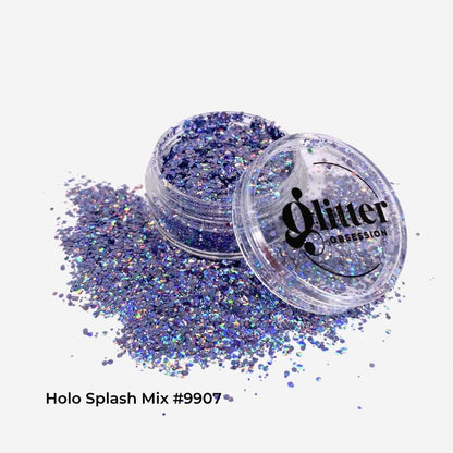 Holo Splash Mix #9907 Purple Blue